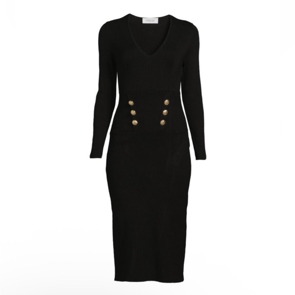 DEREK LAM
Guinevere V Neck Sheath Midi Dress - Picture 3 of 3